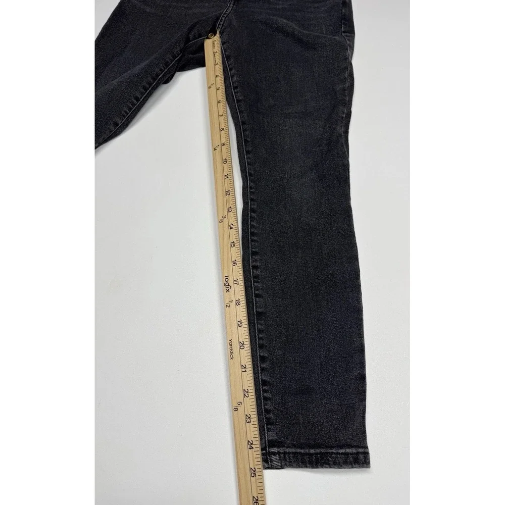 EVERLANE Women's Black Wash High Rise Ankle Skinny Jeans Size 28 - Picture 7 of 13